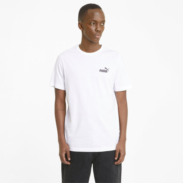 ESS Small Logo Men's Tee, Puma White, large-ZAF