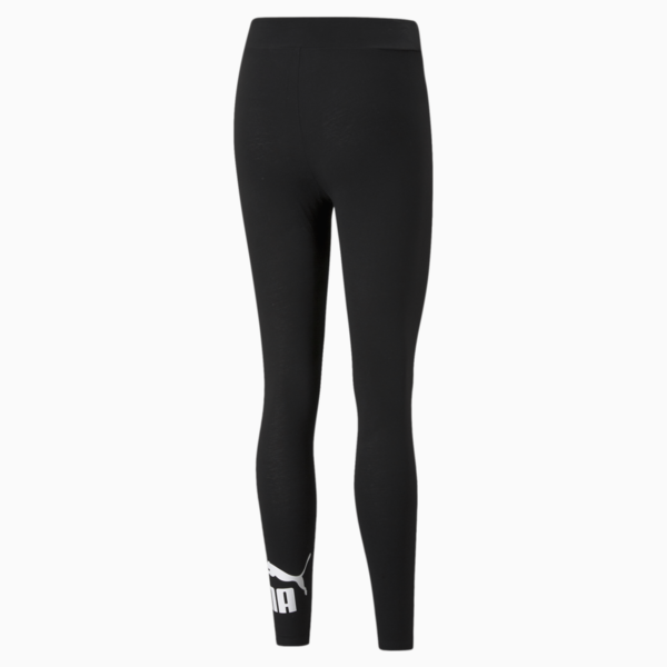 ESS Women's Logo Leggings, Puma Black, large-ZAF