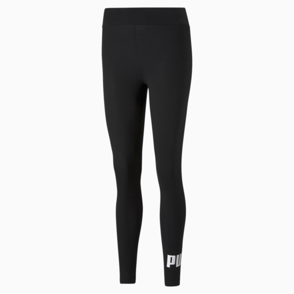ESS Women's Logo Leggings, Puma Black, large-ZAF