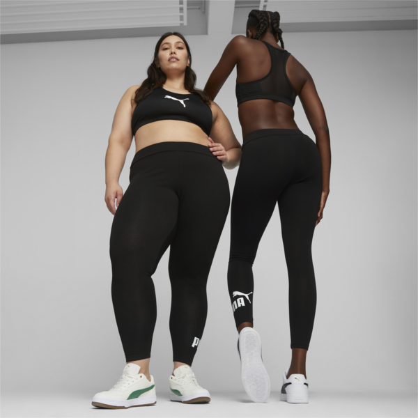 ESS Women's Logo Leggings, Puma Black, large-ZAF