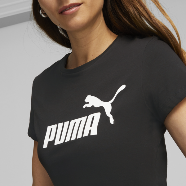 ESS Logo Women's Tee, Puma Black, large-ZAF