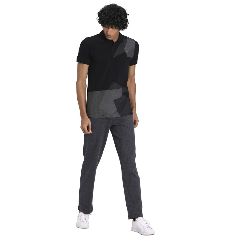 

Men's PUMA Zippered Jersey Embroidered Cat Logo Pants
