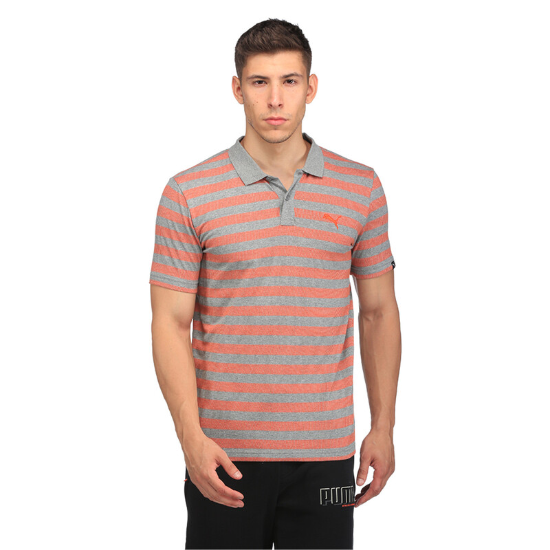 

Men's PUMA Sports Stripe Piqué Polo