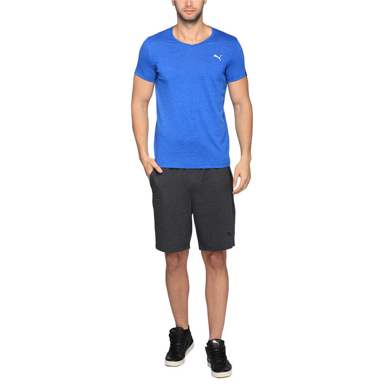 

Men's PUMA ESS V NECK HEATHER