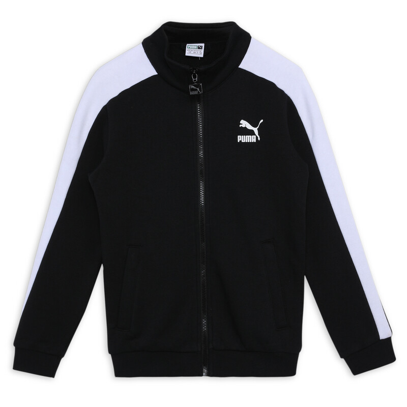 

PUMA Boys' Classic T7 Track Jacket, Black