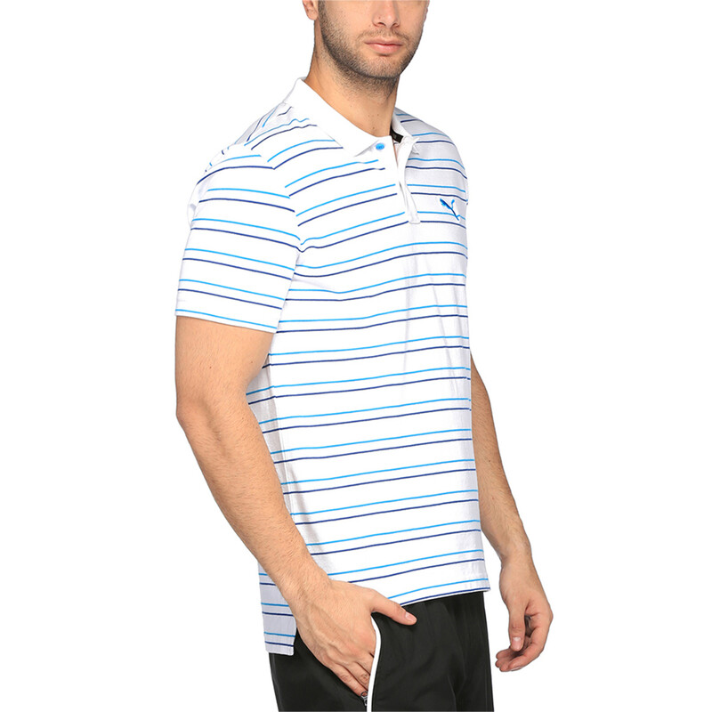 

Men's PUMA Sports Stripe Pique Polo
