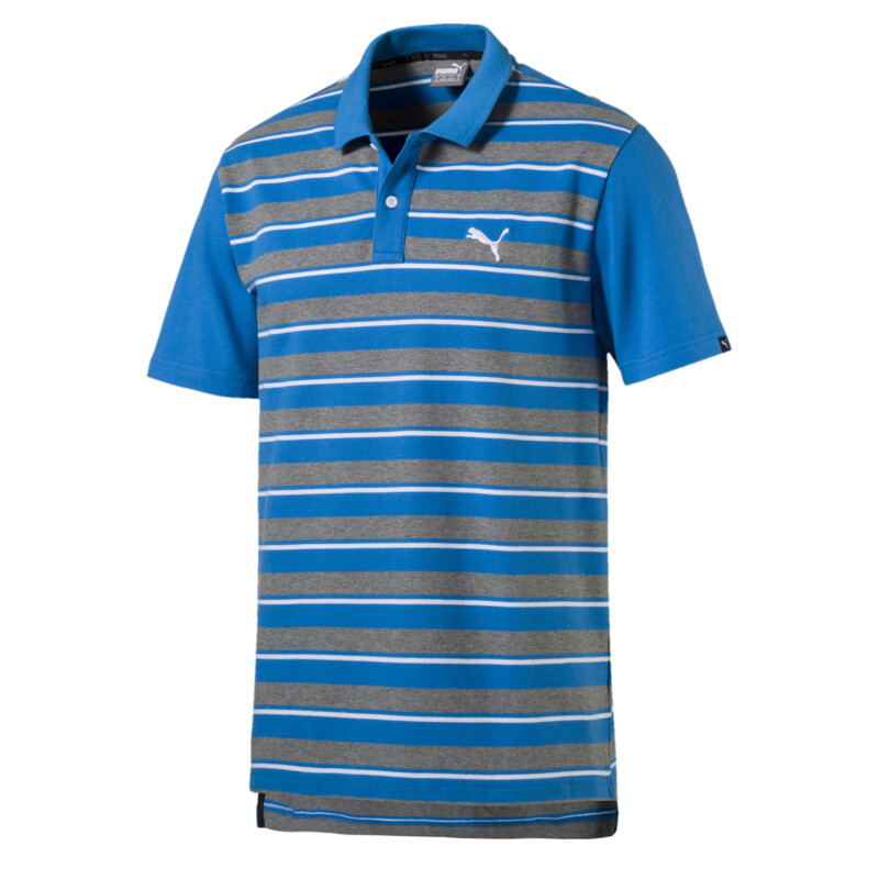 

Men's PUMA Race Stripe Pique Polo