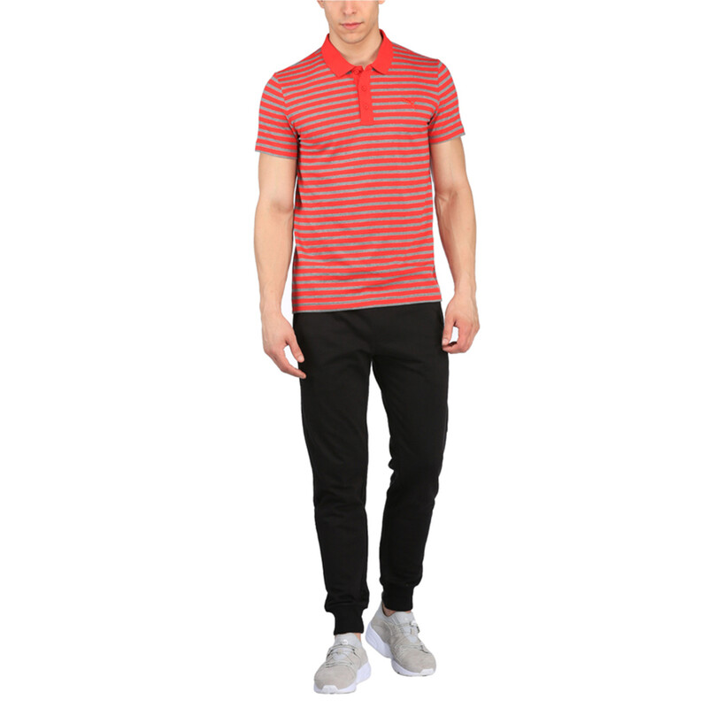 

Men's PUMA Striped Jersey Polo