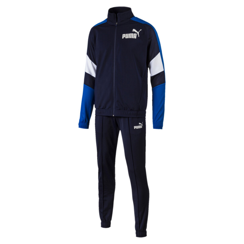 

Men's PUMA ColourBlocked Tricot Suit Cl Peacoat