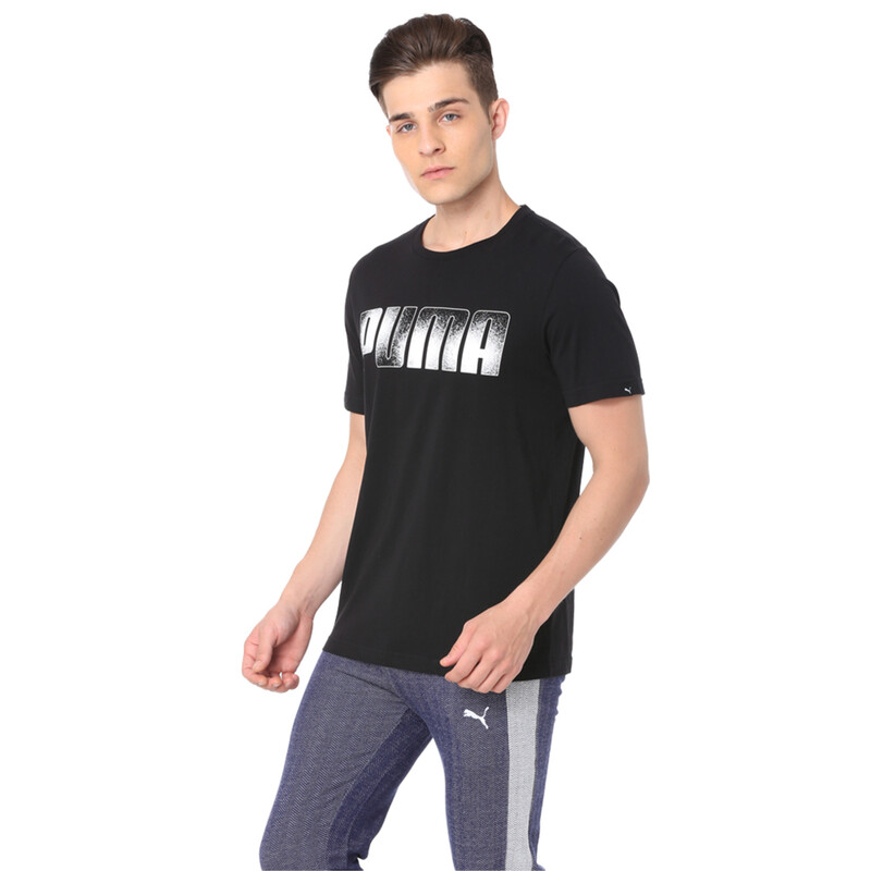 

Men's PUMA Brand T-Shirt Cotton Black