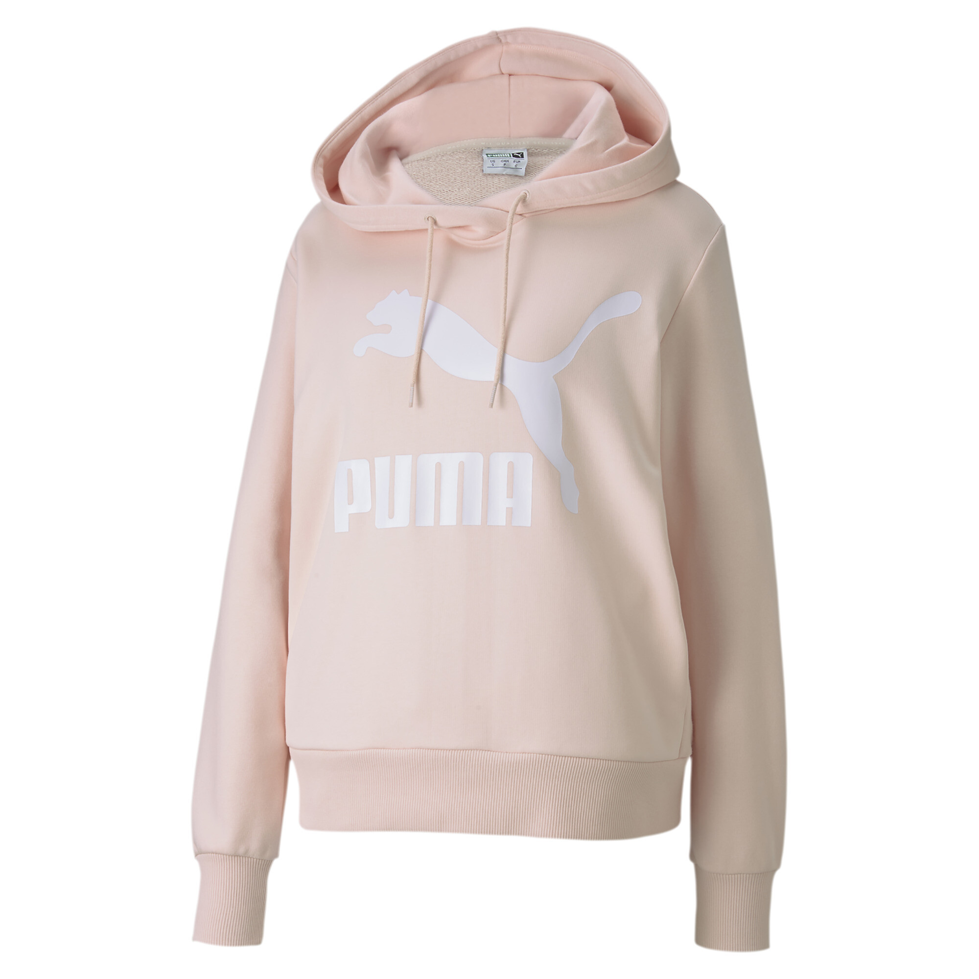 pink puma hoodie womens