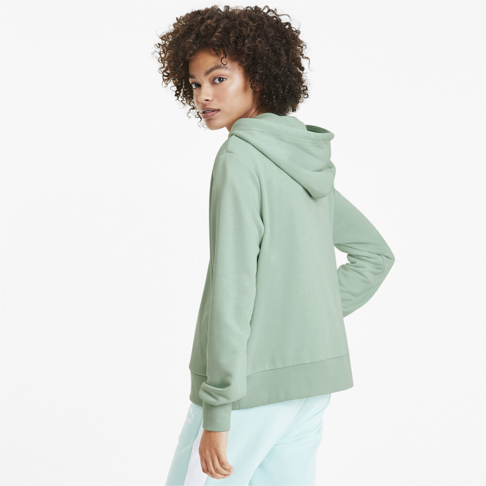 PUMA - female - Толстовка Classics Logo Hoody – Mist Green – M