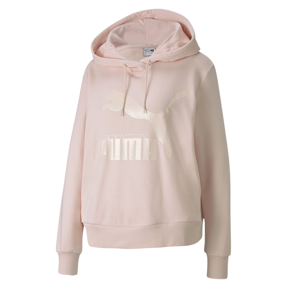 

PUMA - female - Толстовка Classics Logo Hoody – Rosewater-Metallic –, Розовый