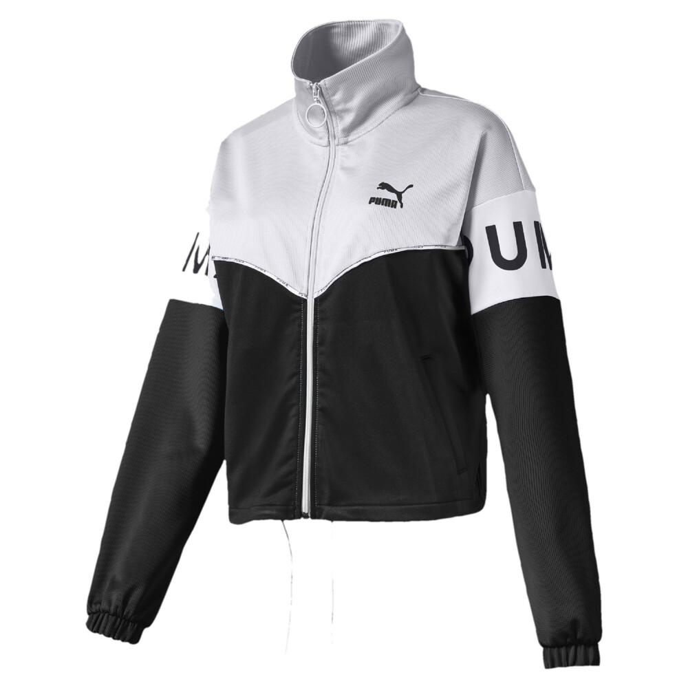 black puma jacket womens