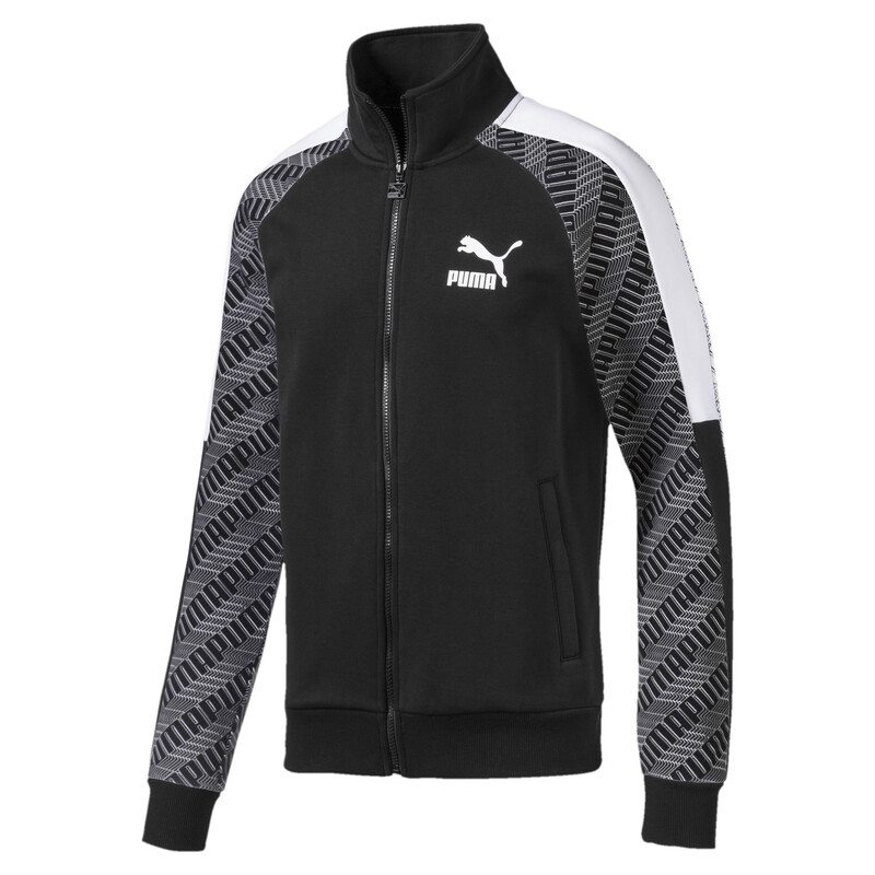 

Men's PUMA T7 Track Jacket AOP TR, Black