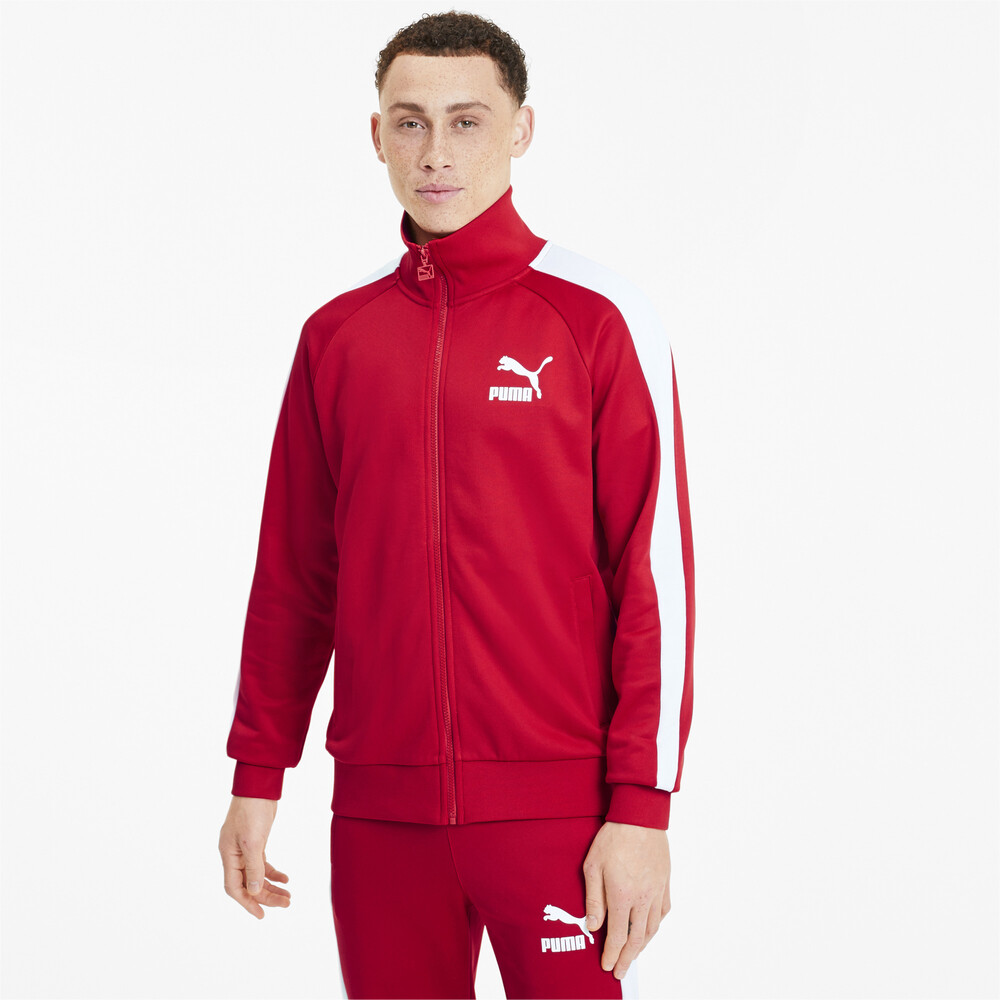 Iconic T7 Men's Track Jacket | 120 - Red | Puma