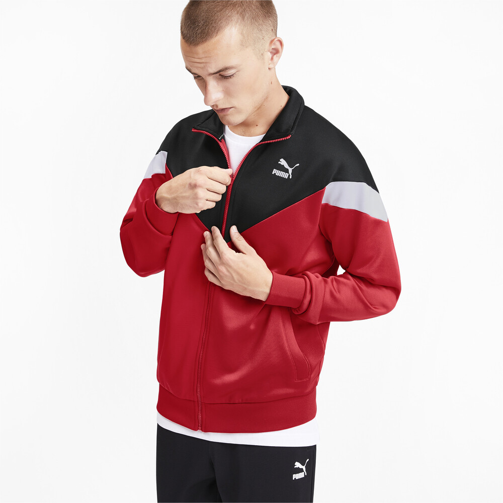 puma track jacket red