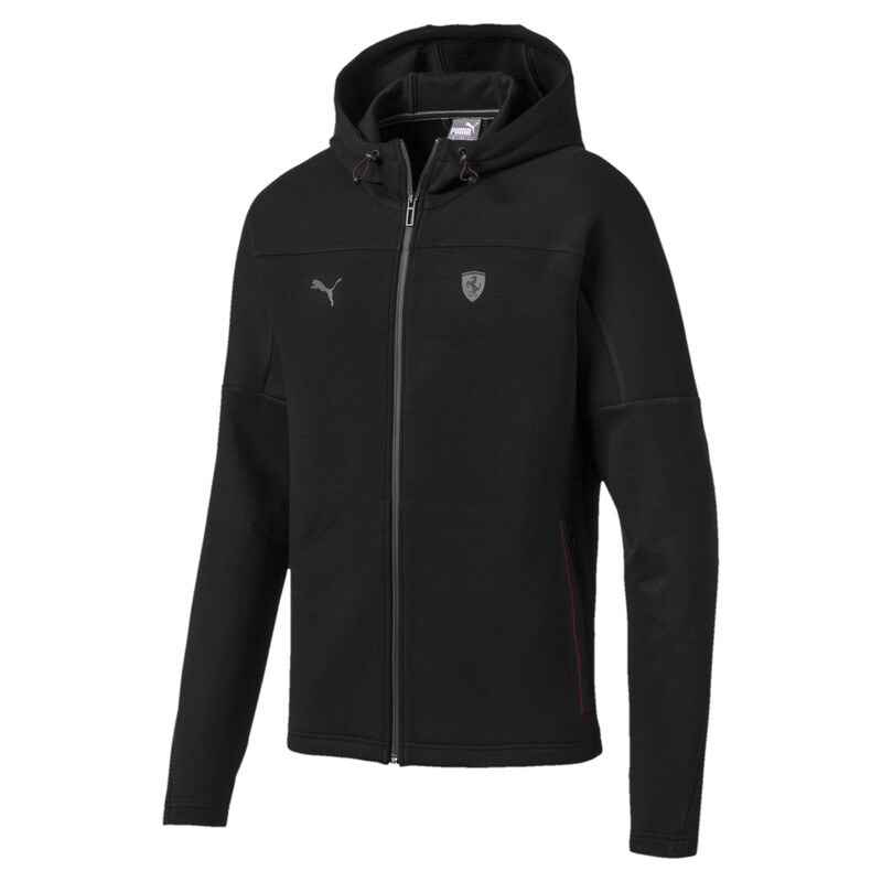 

Men's PUMA Ferrari Hooded Sweat Jacket, Black