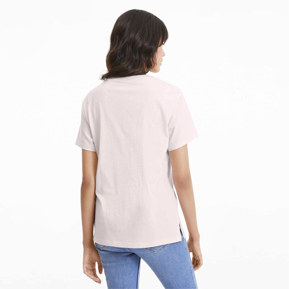 

PUMA - female - Футболка Classics Logo Tee – Rosewater-mettalic –, Розовый