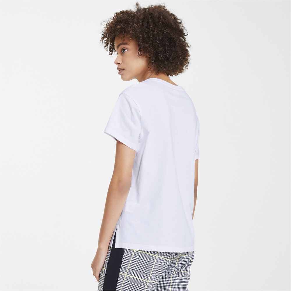 

PUMA - female - Футболка Classics Logo Tee – Puma White-RIDER –, Белый