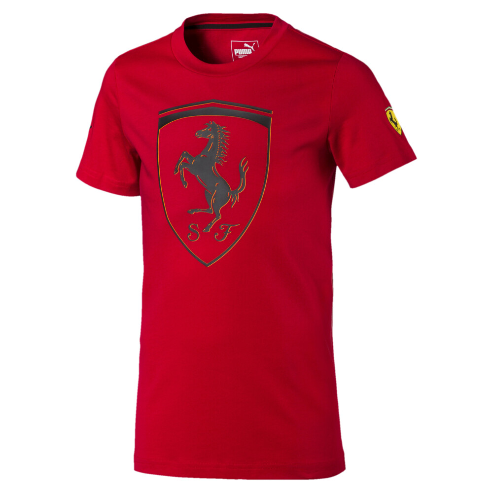 Ferrari Big Shield Boys' Tee | Red | Puma - PUMA South ...