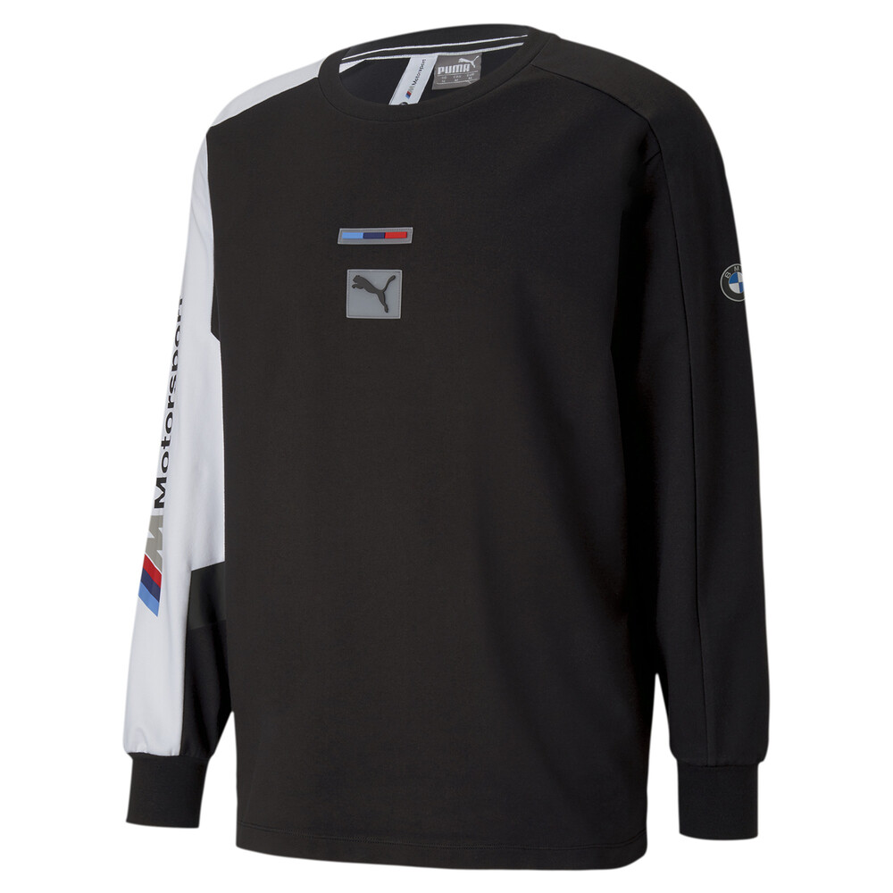 BMW M Motorsport Street Midlayer Men's Sweater | Black - PUMA
