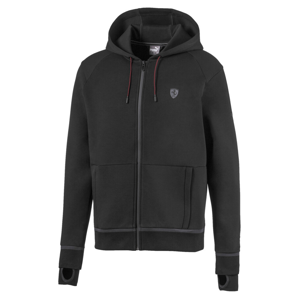 puma ferrari hooded sweat jacket