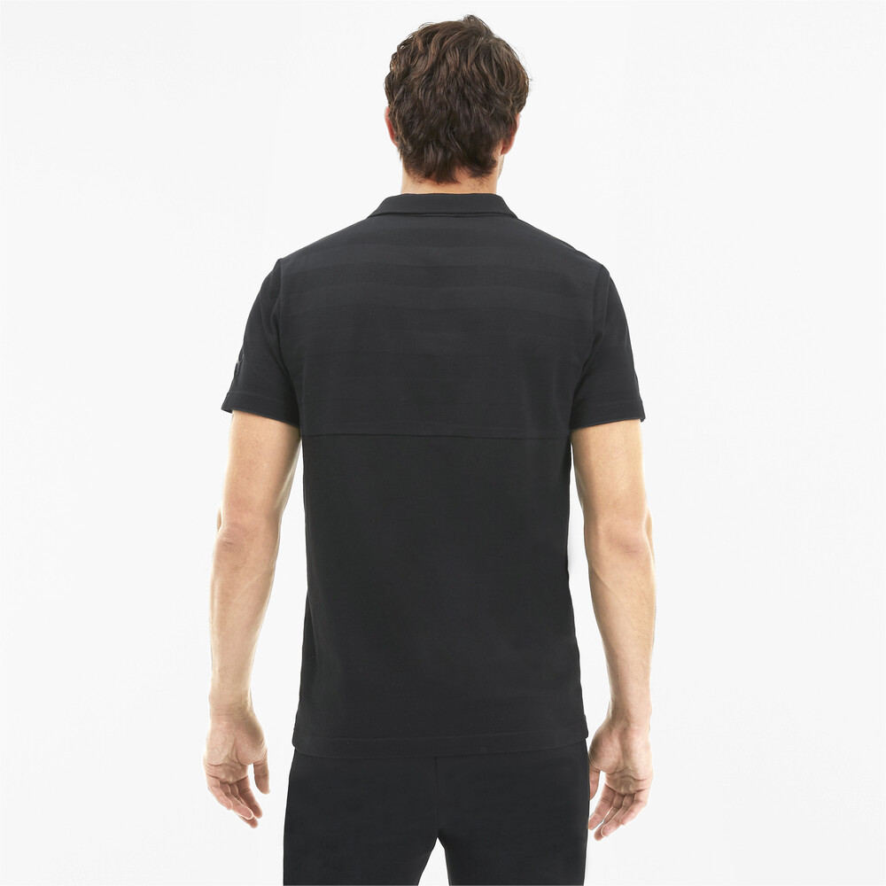

PUMA - male - Поло Ferrari Striped Polo – Puma Black –, Черный