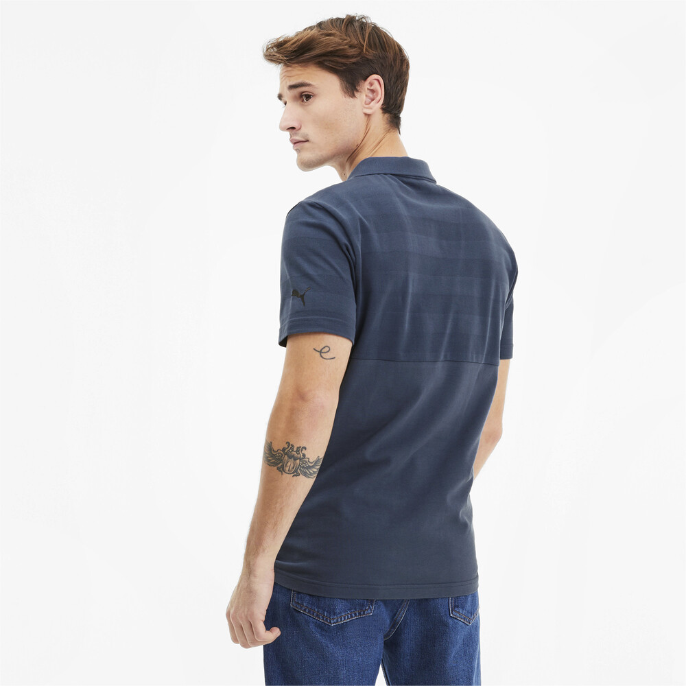 

PUMA - male - Поло Ferrari Striped Polo – Dark Denim –, Синий
