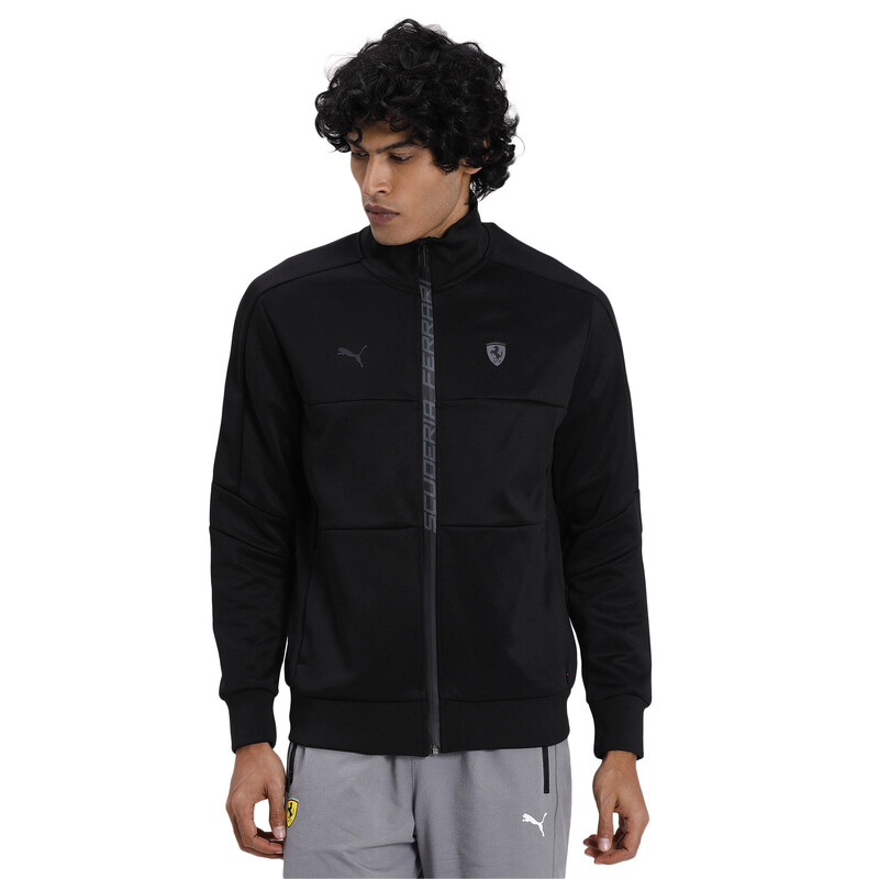 Men's PUMA Ferrari T7 Track Jacket, Black