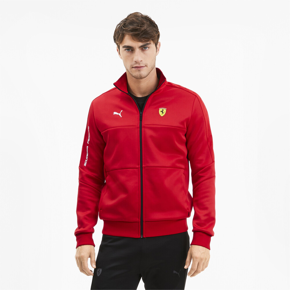puma t7 track jacket red