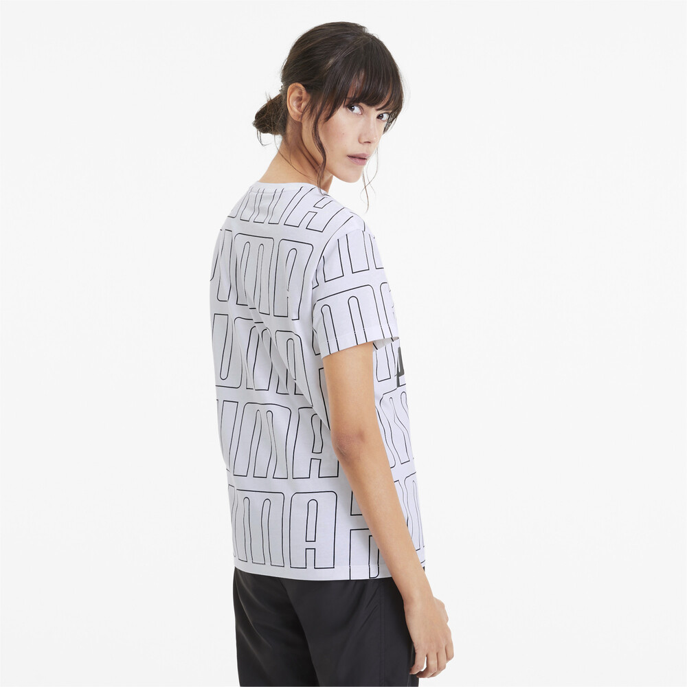 

PUMA - female - Футболка AOP Tee – Puma White-1 –, Белый