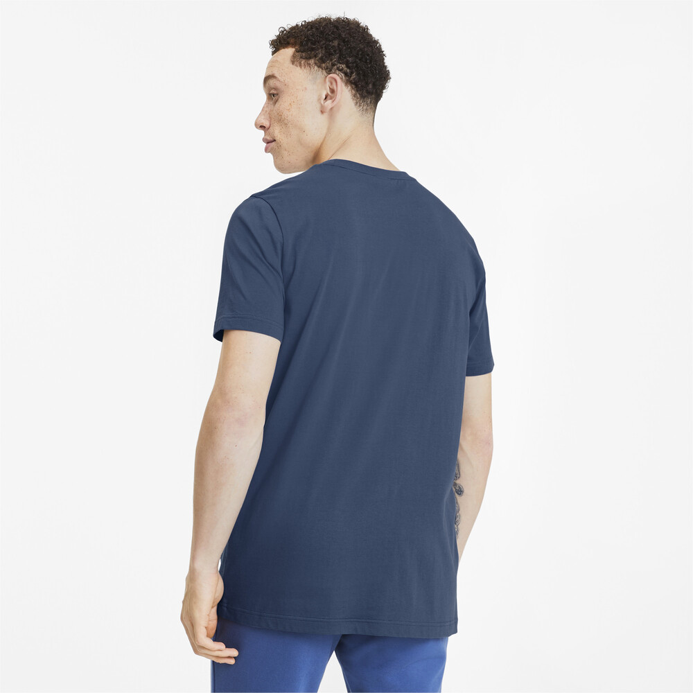 

PUMA - male - Футболка Classics Logo N.2 Tee – Dark Denim –, Синий