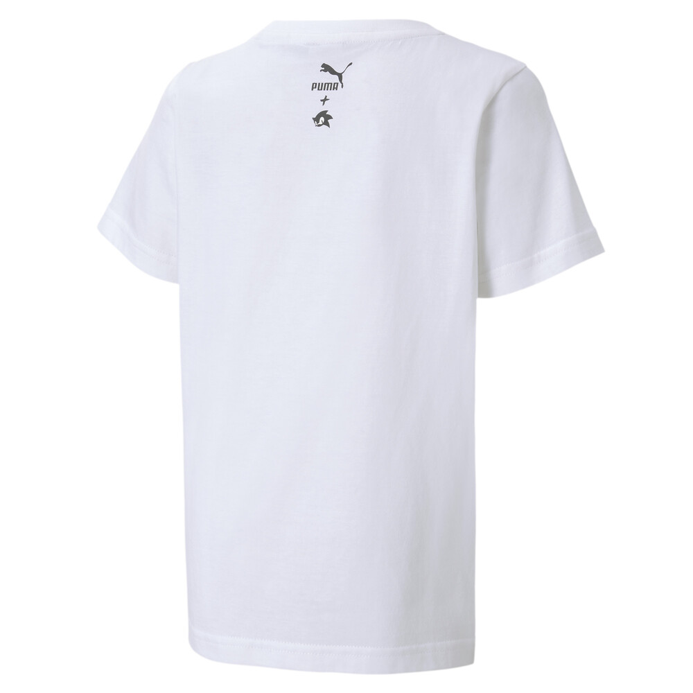 

PUMA - Детская футболка PUMA X SEGA Tee – Puma White-Palace Blue –, Белый