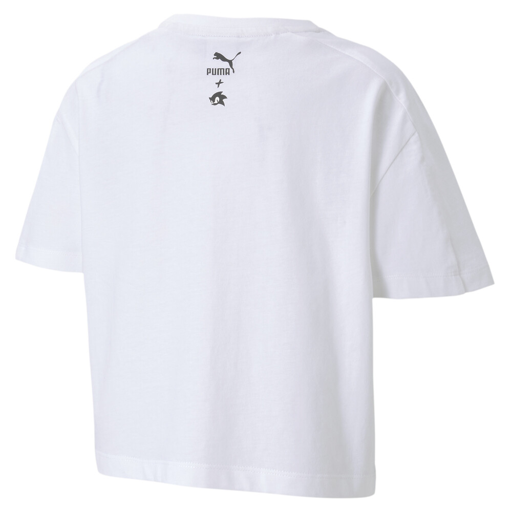 

PUMA - female - Детская футболка PUMA X SEGA Tee – Puma White –, Белый