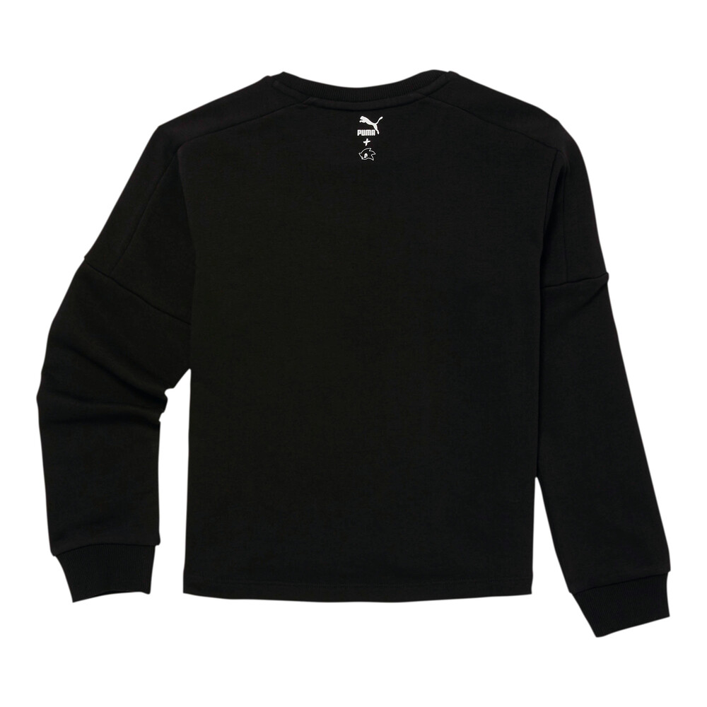 

PUMA - female - Детская толстовка PUMA X SEGA Crew – Puma Black –, Черный