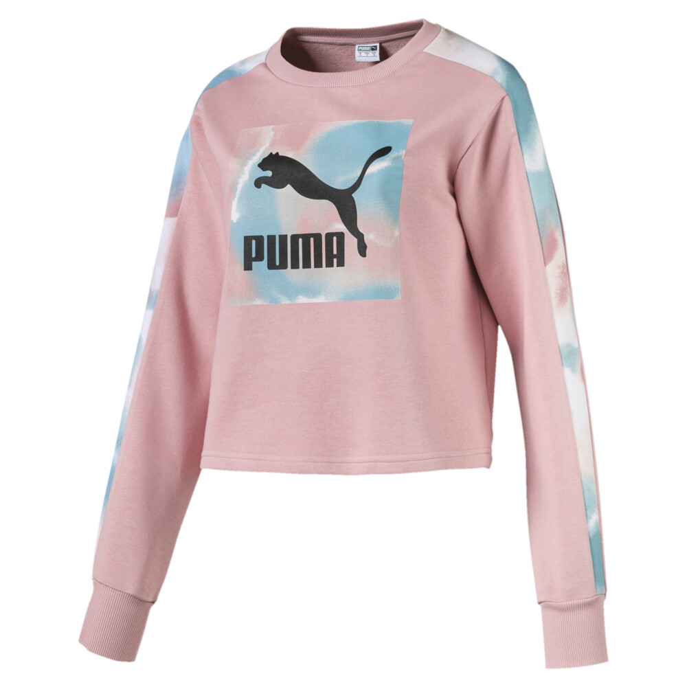rosa puma pullover