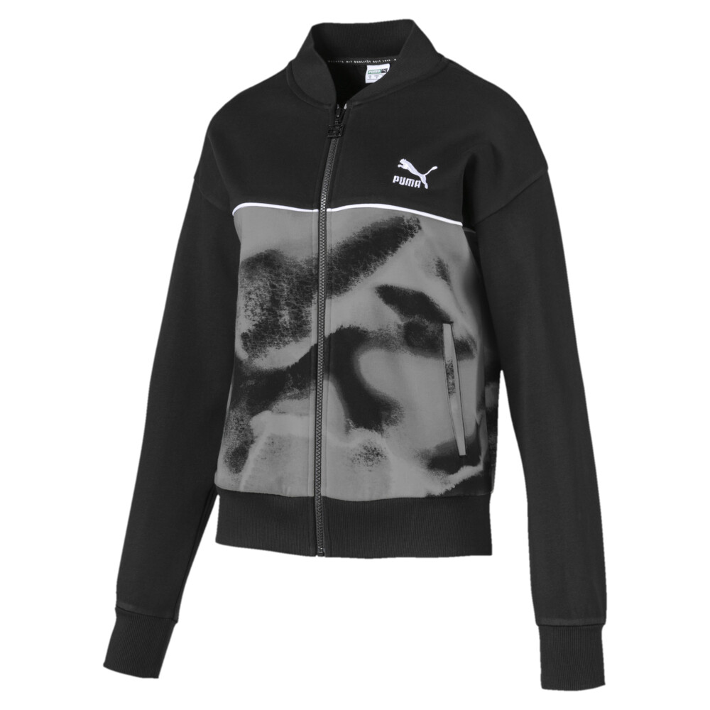 black puma jacket womens