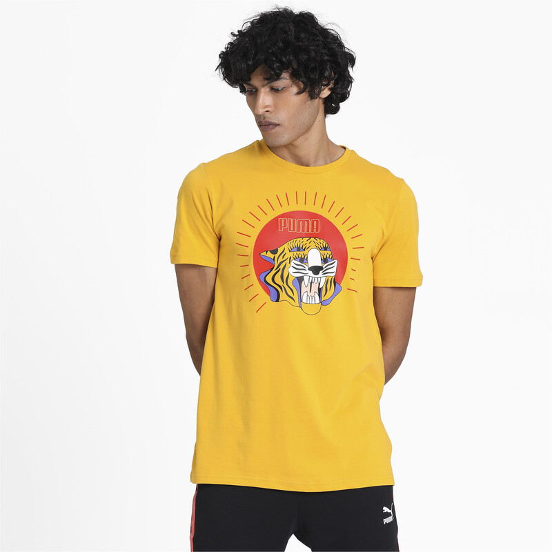 

Men's PUMA Art Series T-Shirt, Gold