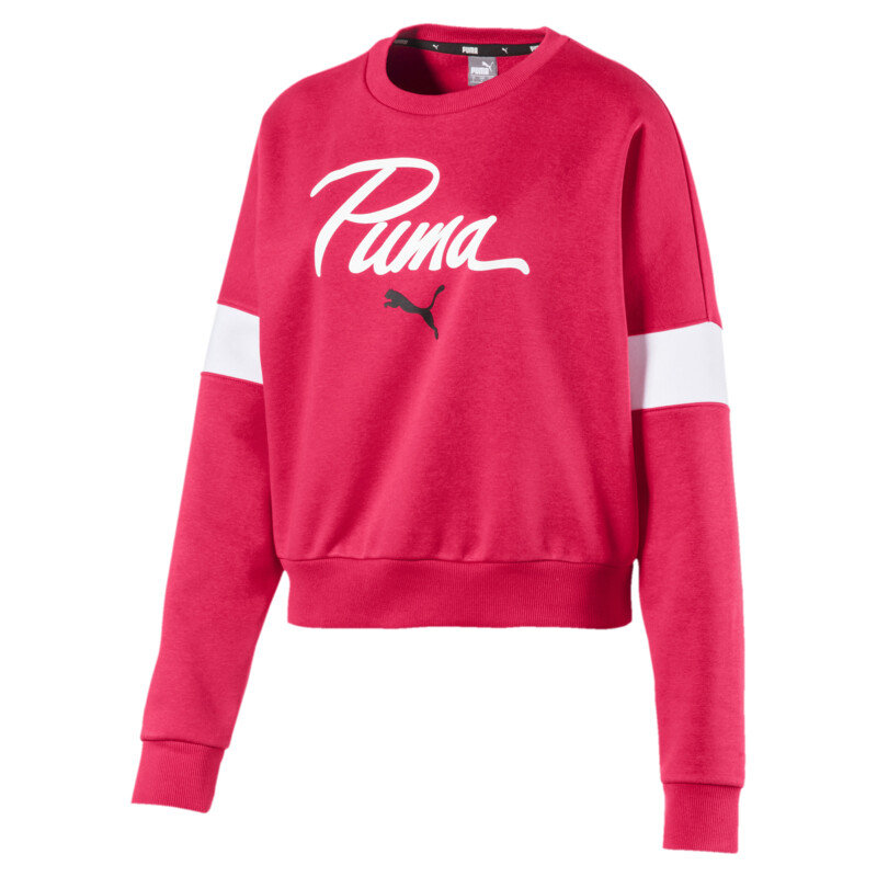 

Women's PUMA Logo Pack Graphic Long Sleeve Sweater