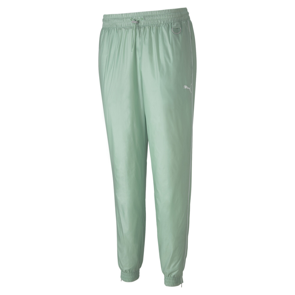 green track pants womens