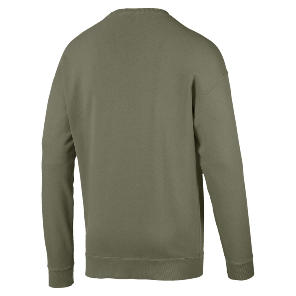 

PUMA - male - Толстовка Pop Style Crew Sweat – Deep Lichen Green –, Зеленый