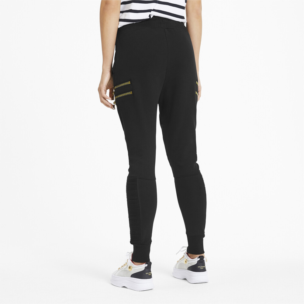 

PUMA - female - Штаны PUMA x BALMAIN Biker Sweatpants – Puma Black –, Черный