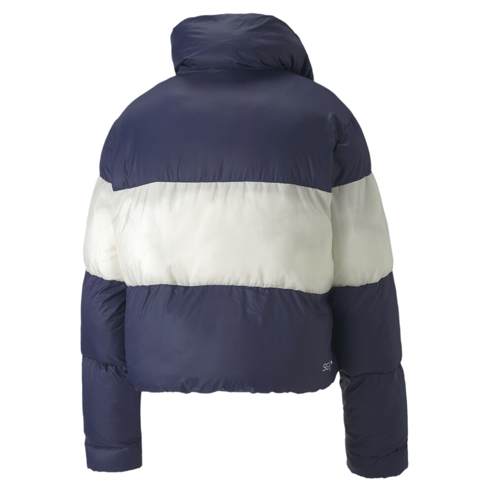 

PUMA - female - Куртка PUMA x SG Crop Puffer – Peacoat-Whisper White –, Синий
