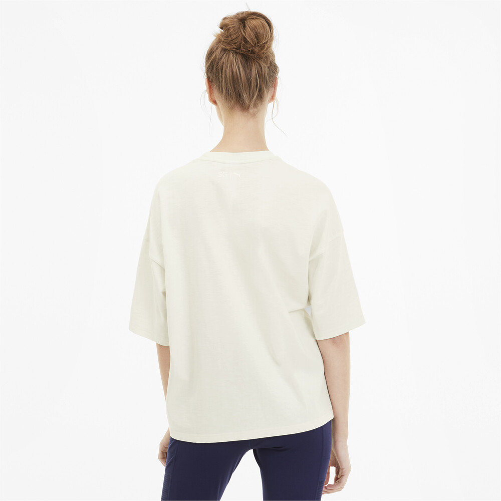 

PUMA - female - Футболка PUMA x SG Oversized Tee – Whisper White –, Белый