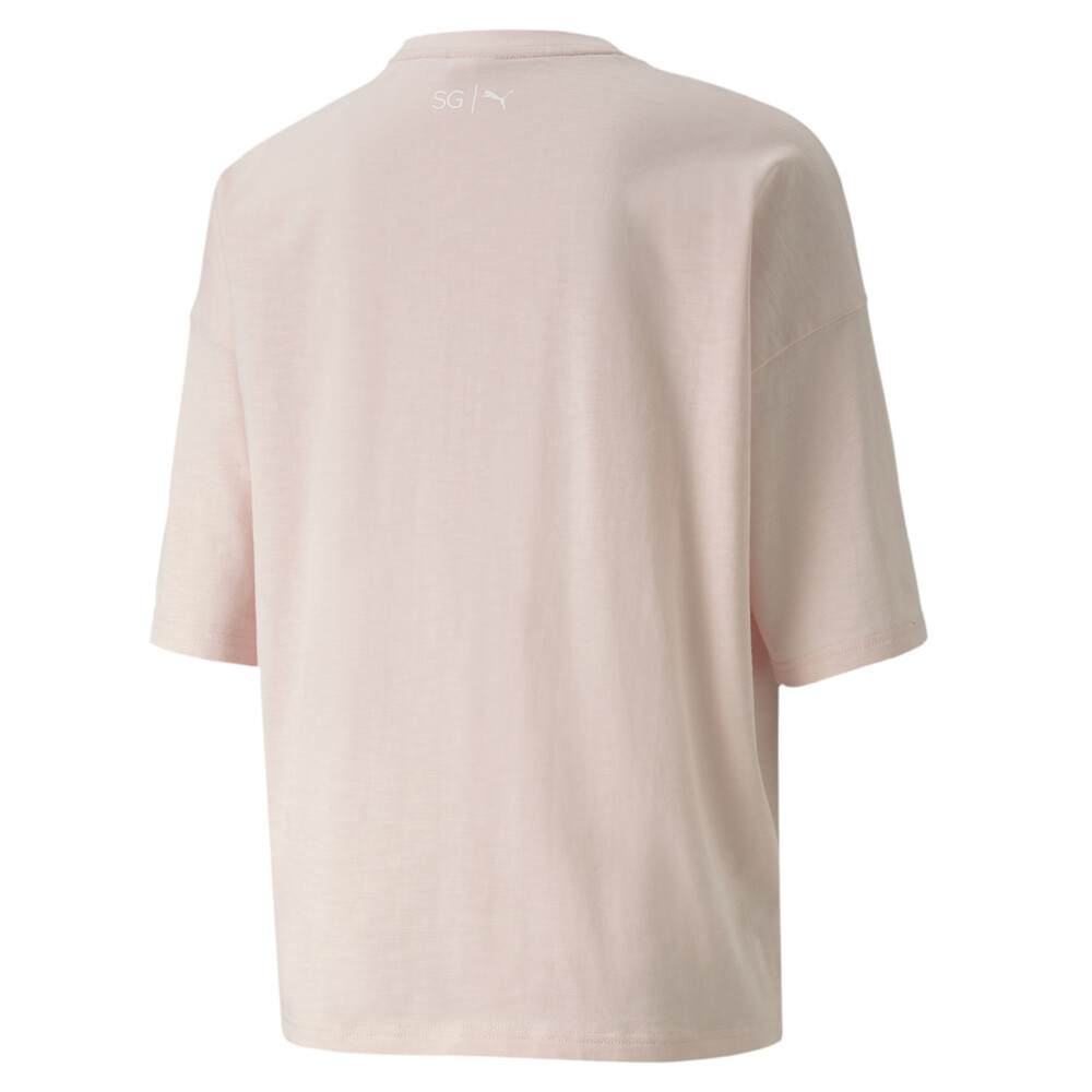 

PUMA - female - Футболка PUMA x SG Oversized Tee – Pink Dogwood –, Розовый