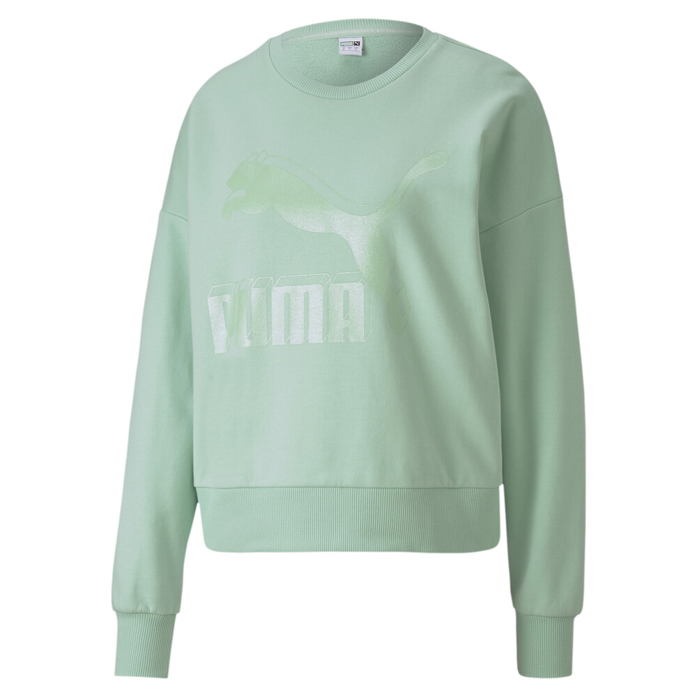 фото Толстовка classics logo metallic crew puma