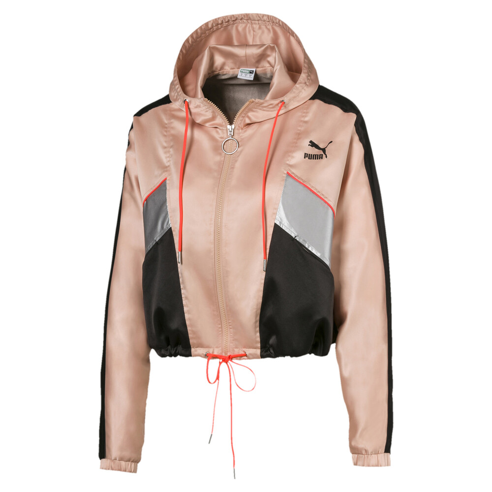 

PUMA - female - Олимпийка TFS Fashion Lux Track Jacket – Pink Sand –, Розовый