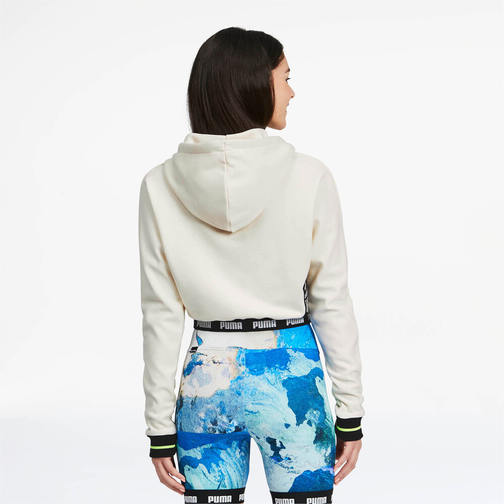 

PUMA - female - Толстовка CSM Cropped Hoody – Puma White –, Белый