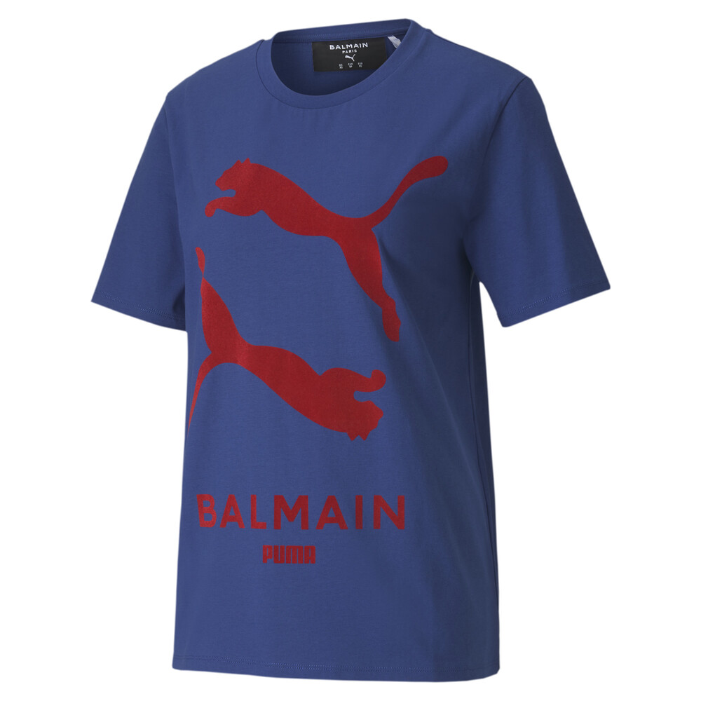 

PUMA - Футболка PUMA x BALMAIN Graphic Tee – Mazarine Blue –, Синий